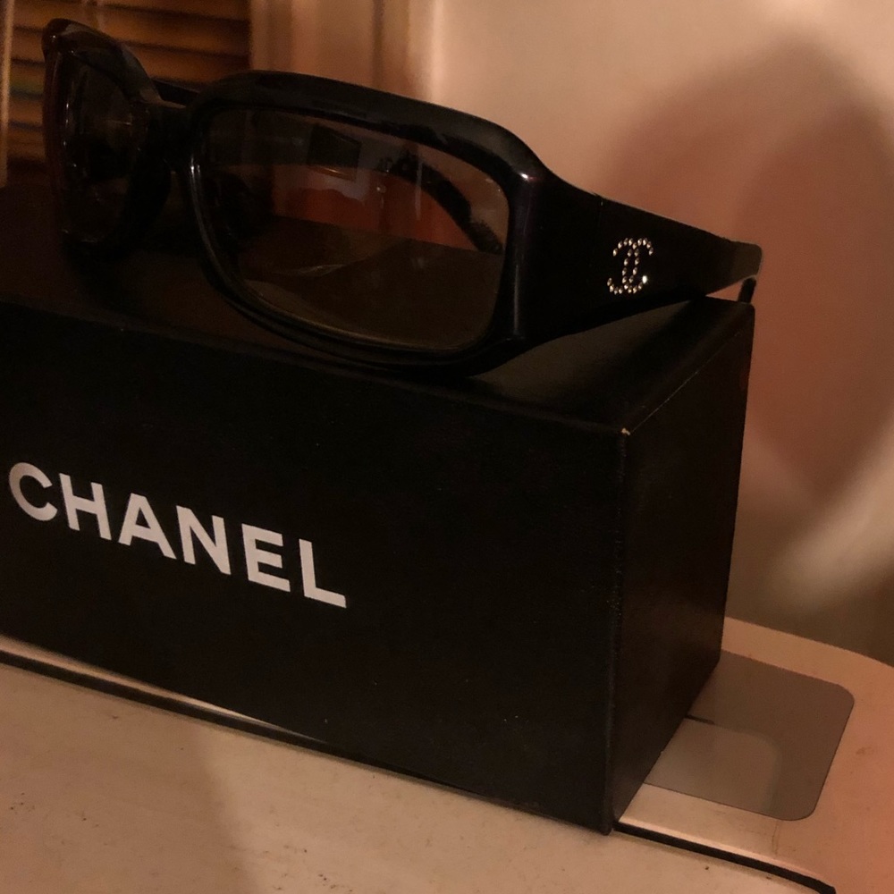 Authentic black glam Chanel shades